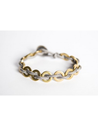 Flatmoon bracelet Grey - Brass made by Svitati by Sara Rizzardi