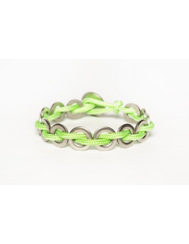 Flatmoon Bracelet - Lime Green Stainless made by Svitati by Sara Rizzardi
