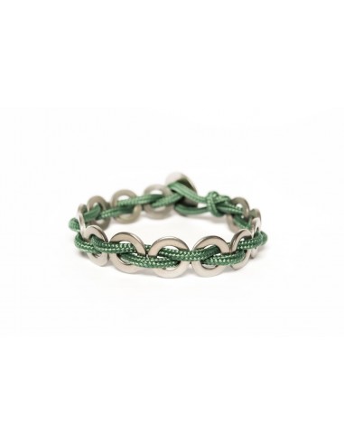 Flatmoon Bracelet - Forest Green Stainless made by Svitati by Sara Rizzardi