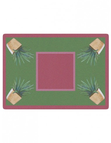 Masonite Placemat Cactus - Antique Pink by Cecilia Bussani Florence