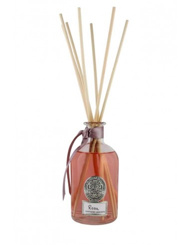 Room Fragrance Rose 250 ml with sticks by Antica Erboristeria San Simone Florence Italy 1