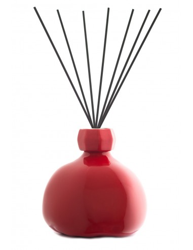 Fragranza d'Ambiente Trendy Rosso con Bastoncini in fibra di Maya Design Italia 1