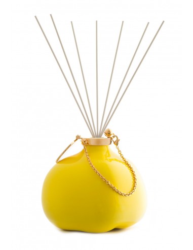 Fashion Diffuser - Lemon Yellow with fiber sticks by Maya Design Italy 1