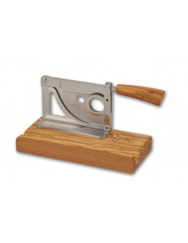 Table Cigar Cutter 1 - Olive Wood by Saladini Scarperia Florence Italy