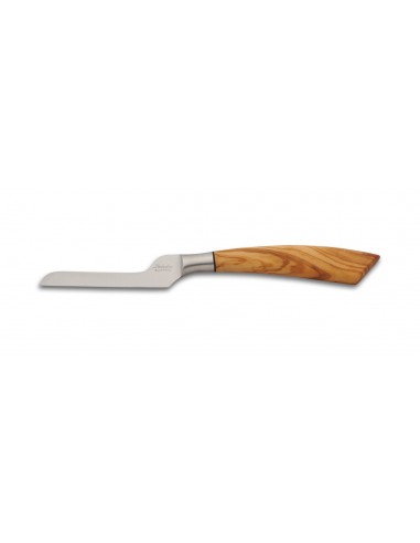 Small Knife for Soft Cheeses - Olive Wood by Saladini Scarperia Florence Italy