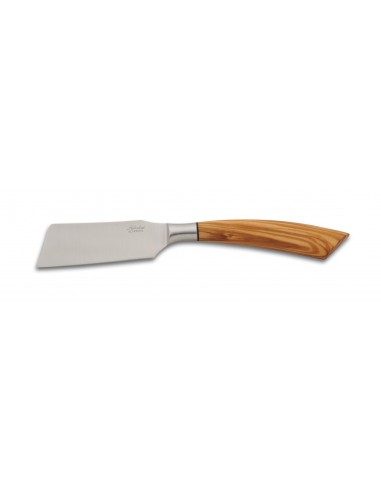Small Knife for Semi-Hard Cheeses - Olive Wood by Saladini Scarperia Florence Italy