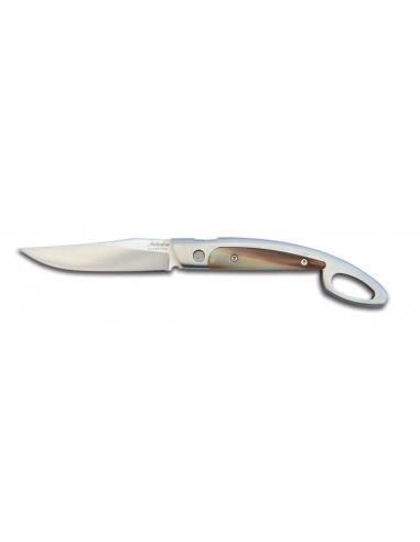Stainless Steel “Scarperiese” Knife - Ox Horn by Saladini Scarperia Florence Italy