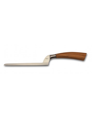 Big Knife for Soft Cheeses - Olive Wood by Saladini Scarperia Florence Italy