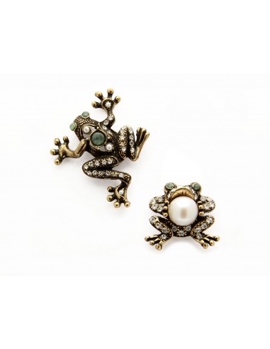 Frogs Earrings by Alcozer & J Florence