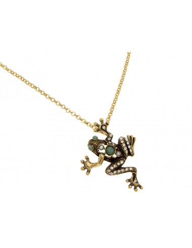 Jumping Frog Necklace by Alcozer & J Florence