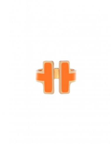 Orange T-ring by Francesca Bianchi Design Arezzo